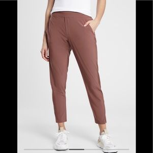 Athleta Brooklyn Ankle Pants Hearth Rose 12